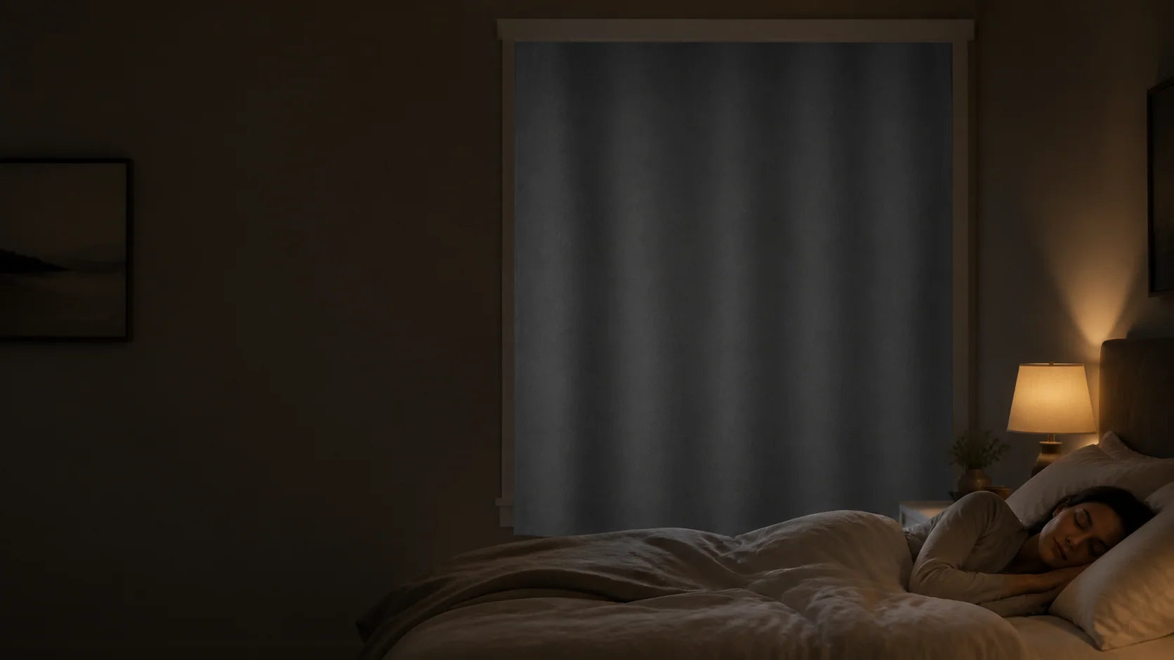 Dawnproof Anywhere creating a darker bedroom for daytime sleep